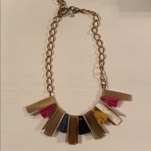 Akola tassel necklace with gold chain